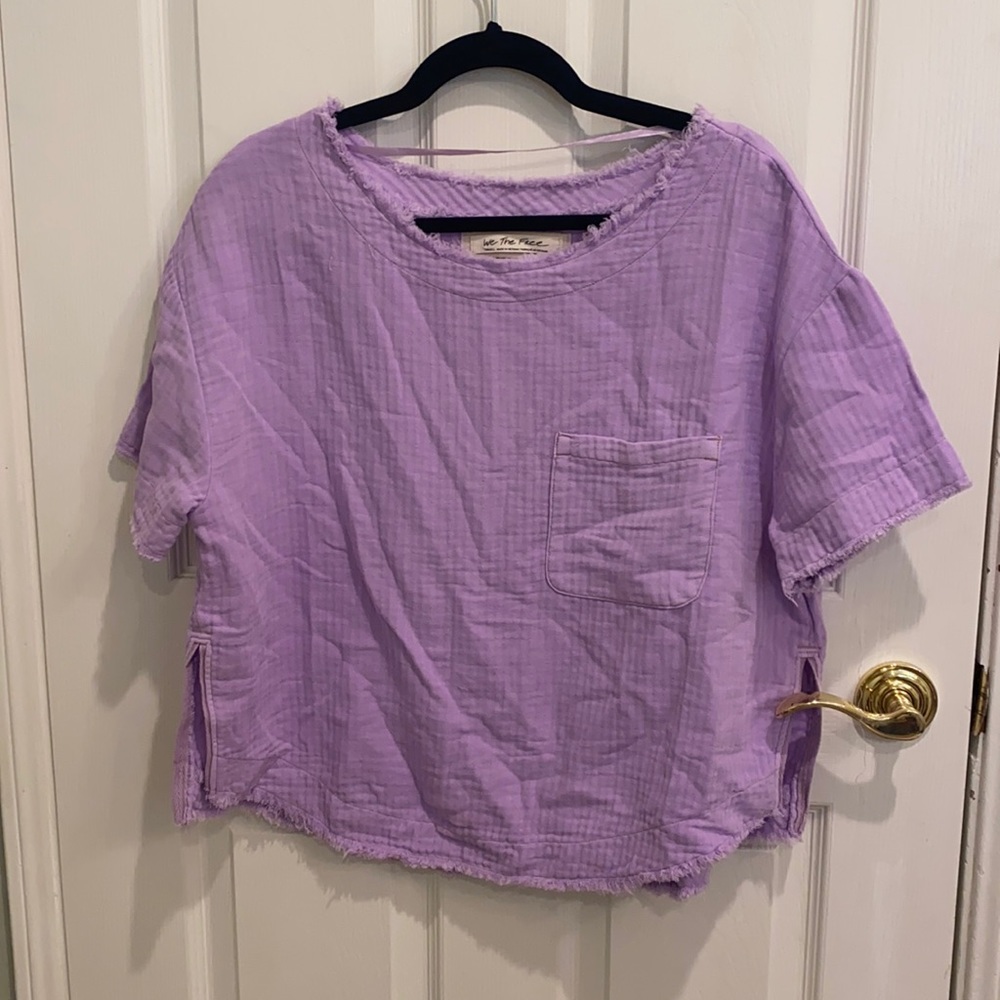 Free people pocket blouse